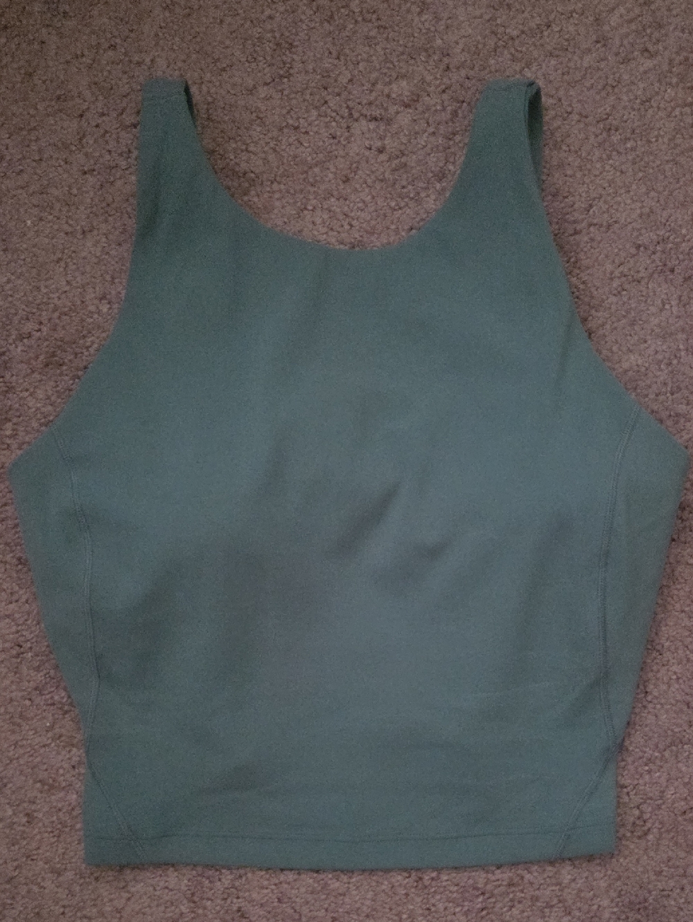 *Like New* Lululemon High-Neck Cropped Tank - Sage